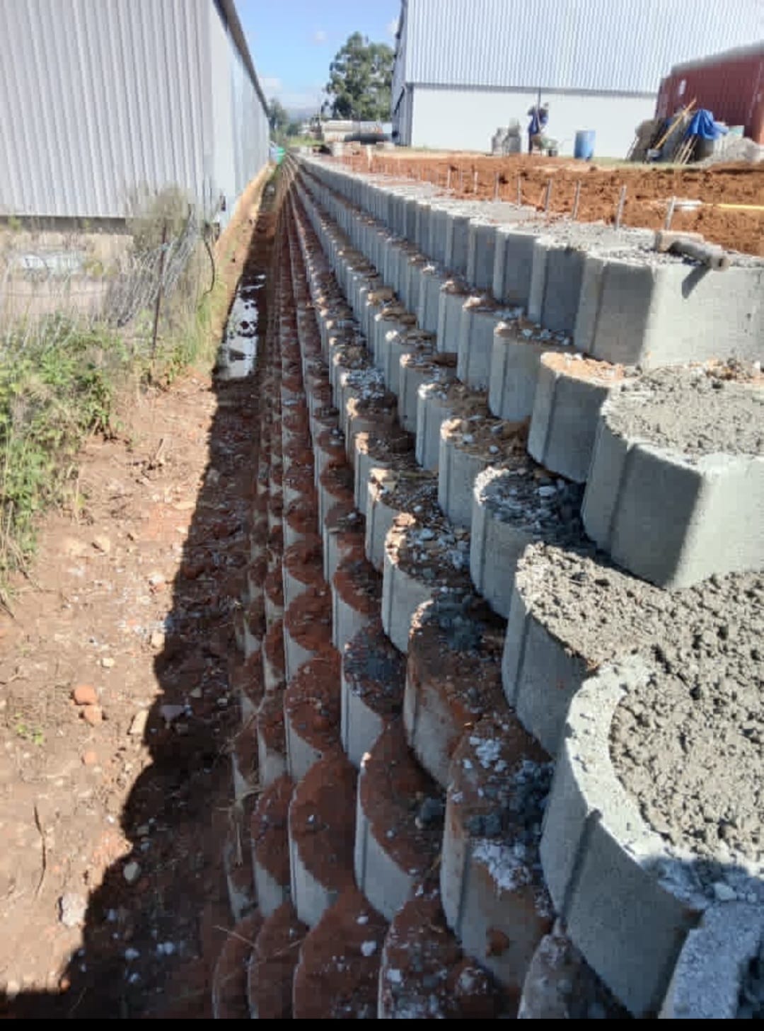 ProBuild retaining wall project 14